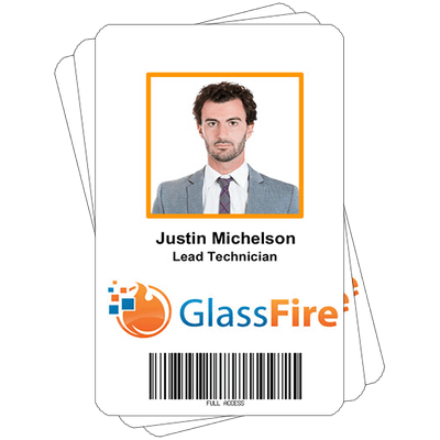 Custom IT and Computer Services ID Cards