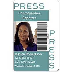 Press ID Card