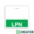 Green LPN Label Badge Buddy - 1350-2131