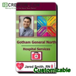 EMT & Caregiver ID Badge Templates & Badge Maker | IDCreator