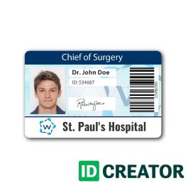 Hospital Doctor Id Card