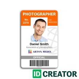 Photographer Id Card Template